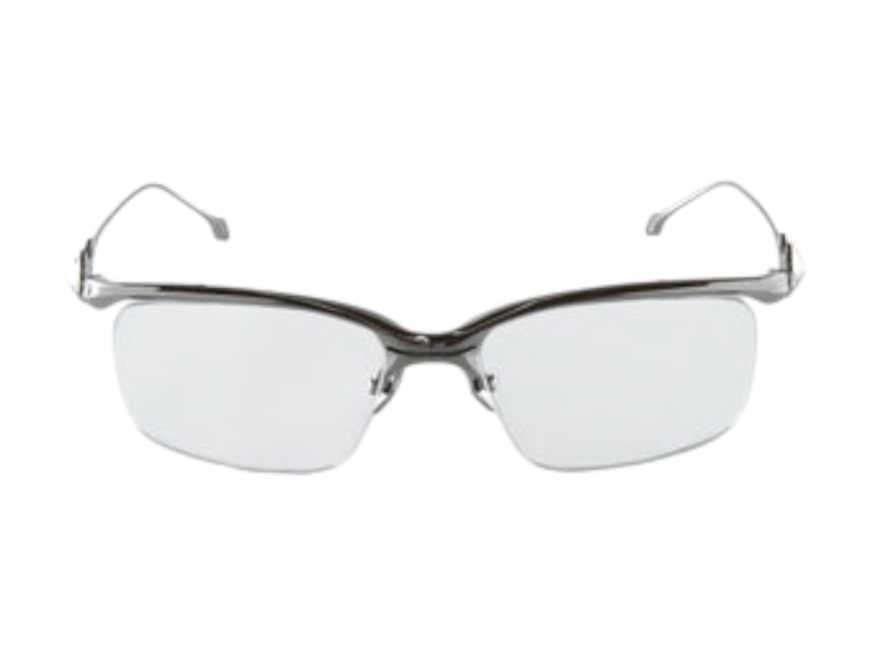 アイドル Gentle Monster Kro 02 Gentle Monster KRO 02 Glasses Silver (KRO-02) in Acetate