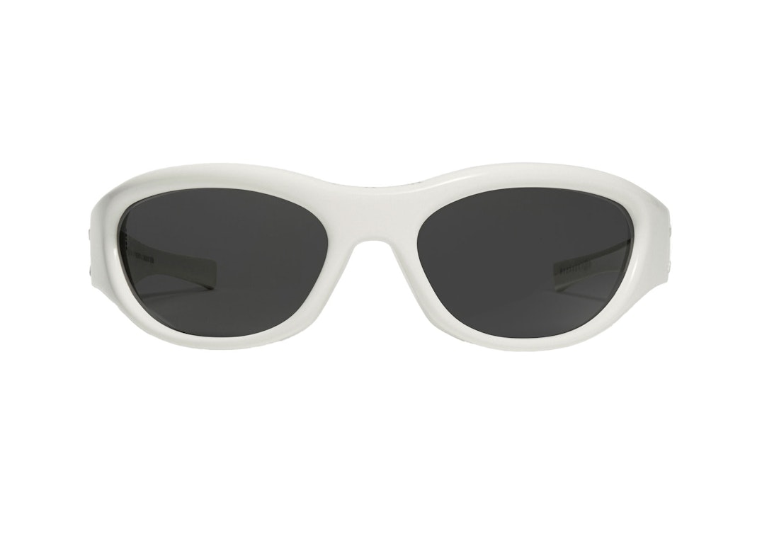 Pre-owned Gentle Monster Maison Margiela Aviator Sunglasses White Mm003 W2