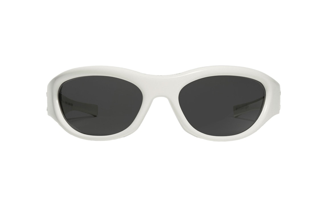 Pre-owned Gentle Monster Maison Margiela Aviator Sunglasses White Mm003 W2