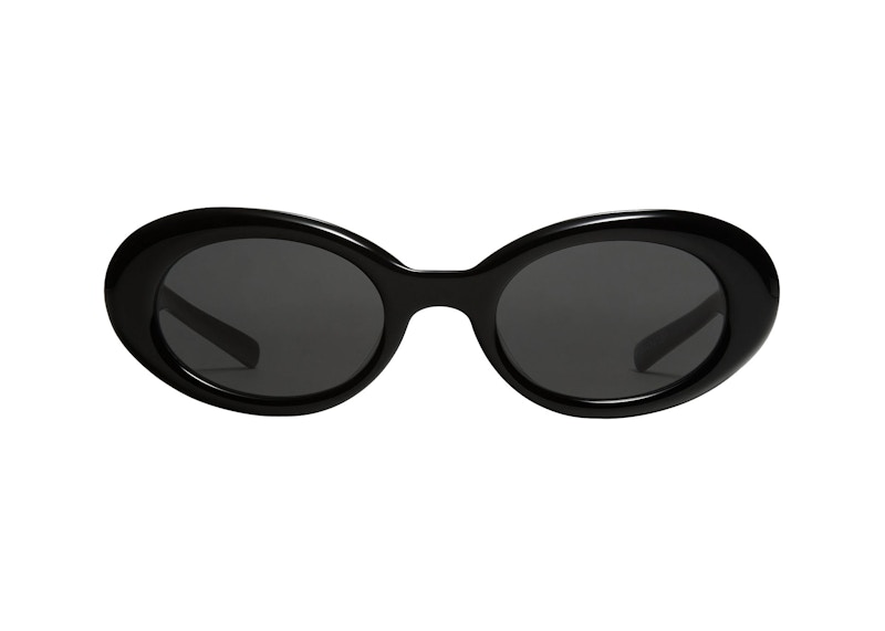 Gentle Monster Maison Margiela Oval Sunglasses Black MM005 01 in