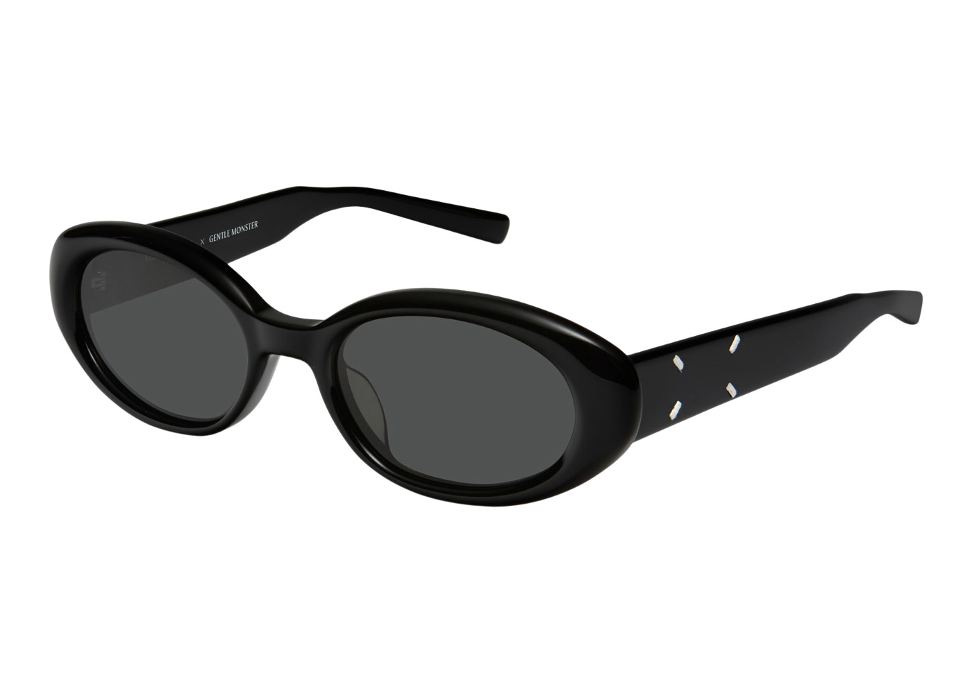 Gentle Monster Maison Margiela Oval Sunglasses Black (MM107 01)
