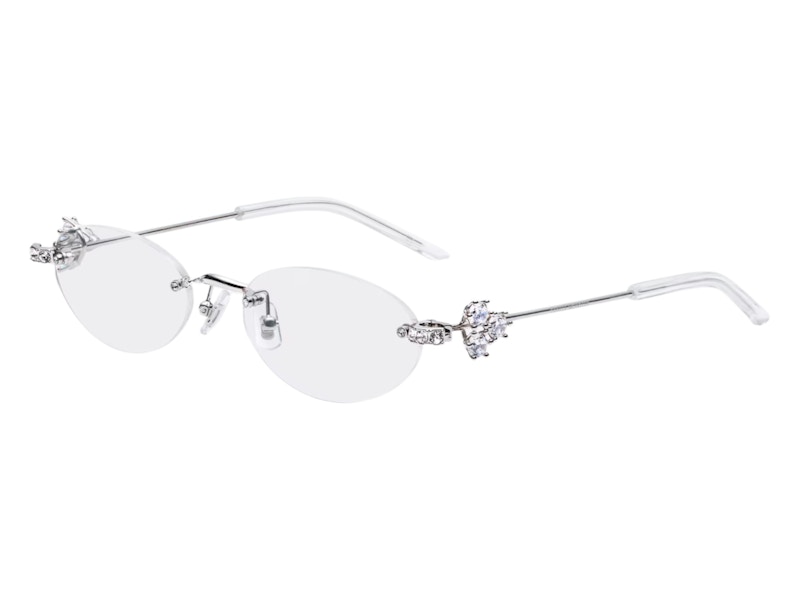 【★安心の定価販売★】 in Silver/Clear Sunglasses 02 Orora Monster Gentle Metal US - 小物