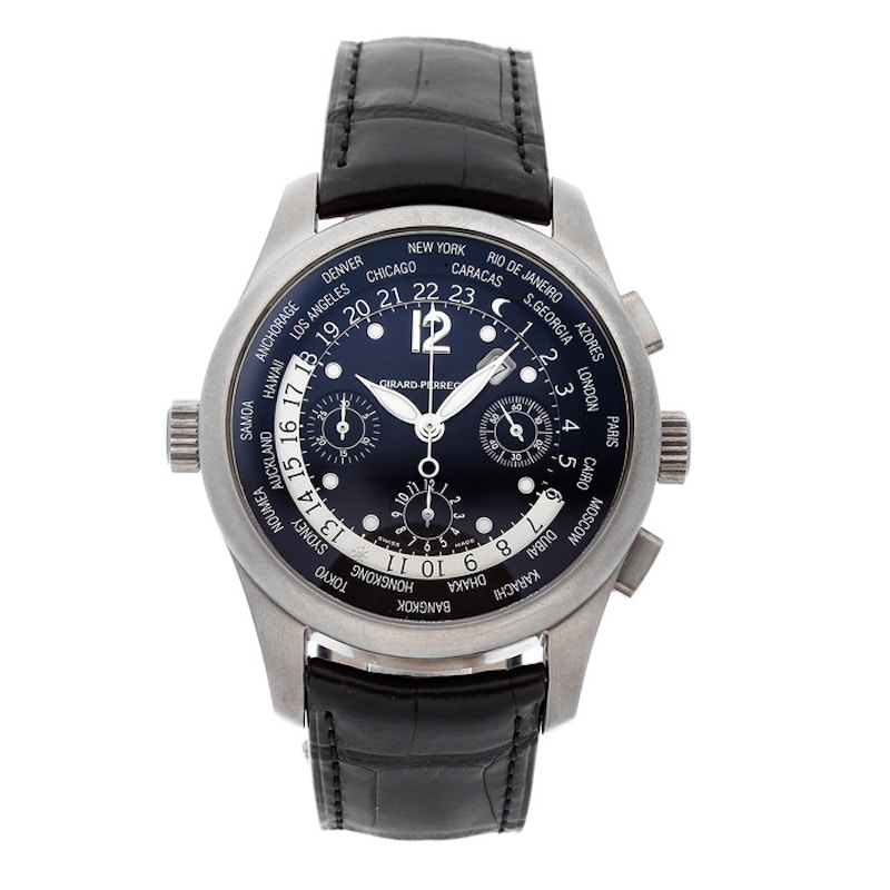 Girard Perregaux World Time WW.TC Financial Chronograph 49805 43mm