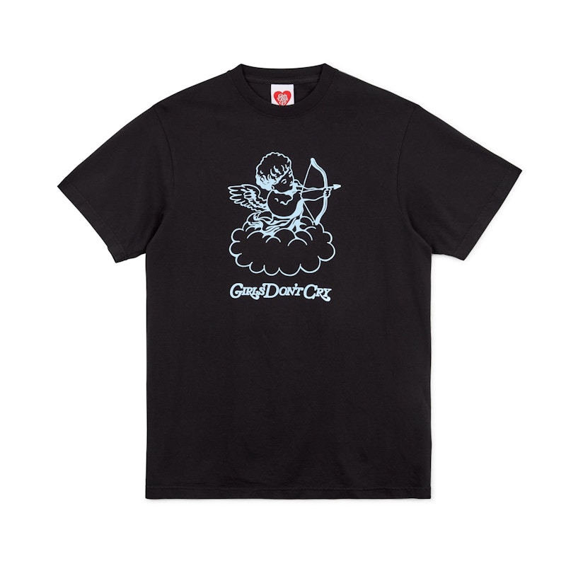 ★新品・送料込・L★Girls Don't Cry Angel T BLACK