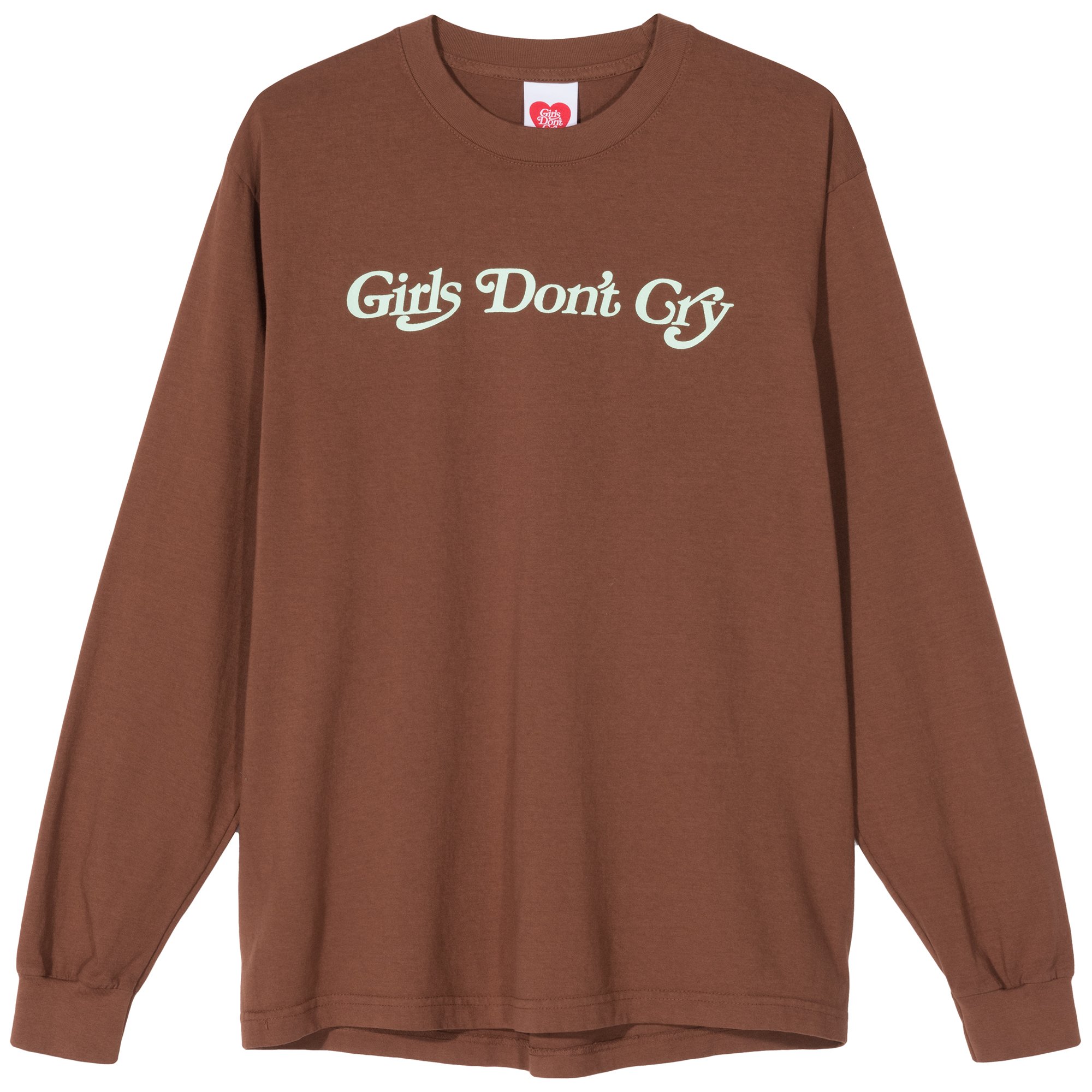 Girls Don't Cry Butterfly L/S T-Shirt Brown Men's - FW19 - US