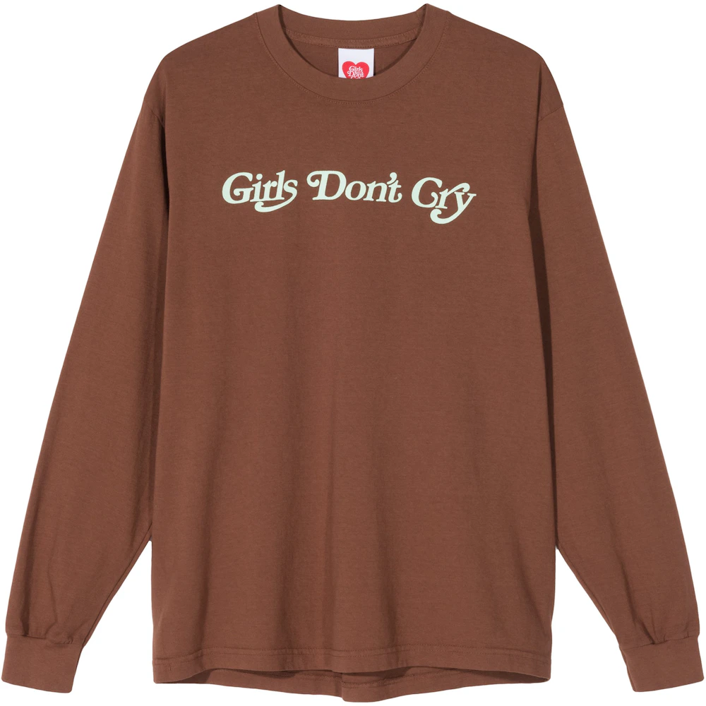 Girls Don't Cry Butterfly L/S T-Shirt Brown 男士- FW19 - TW