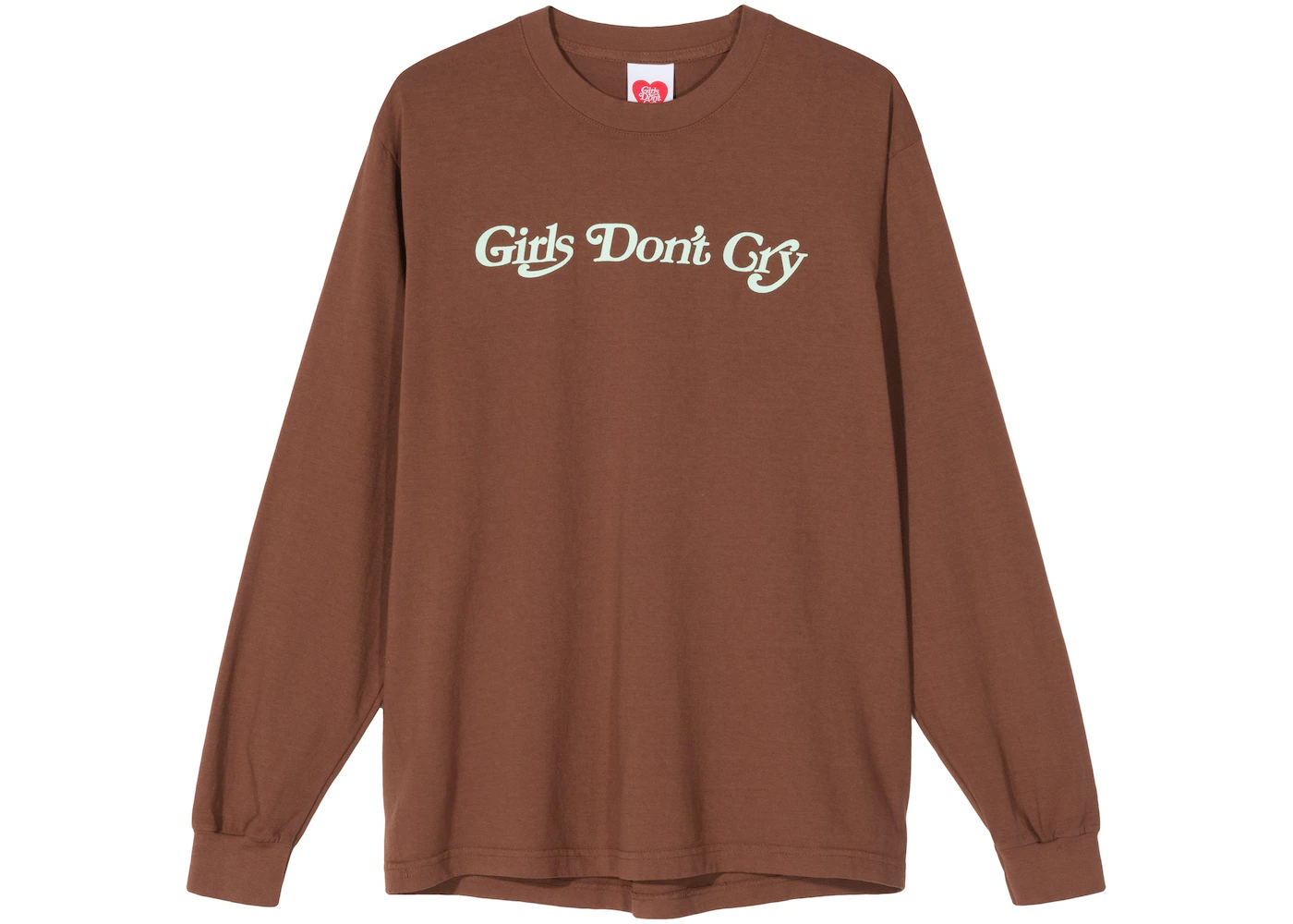 Girls Don't Cry Butterfly L/S T-Shirt Brown - FW19