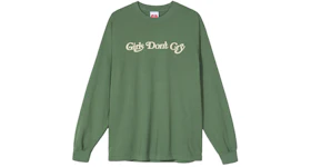 Girls Don't Cry Butterfly L/S T-Shirt Forest