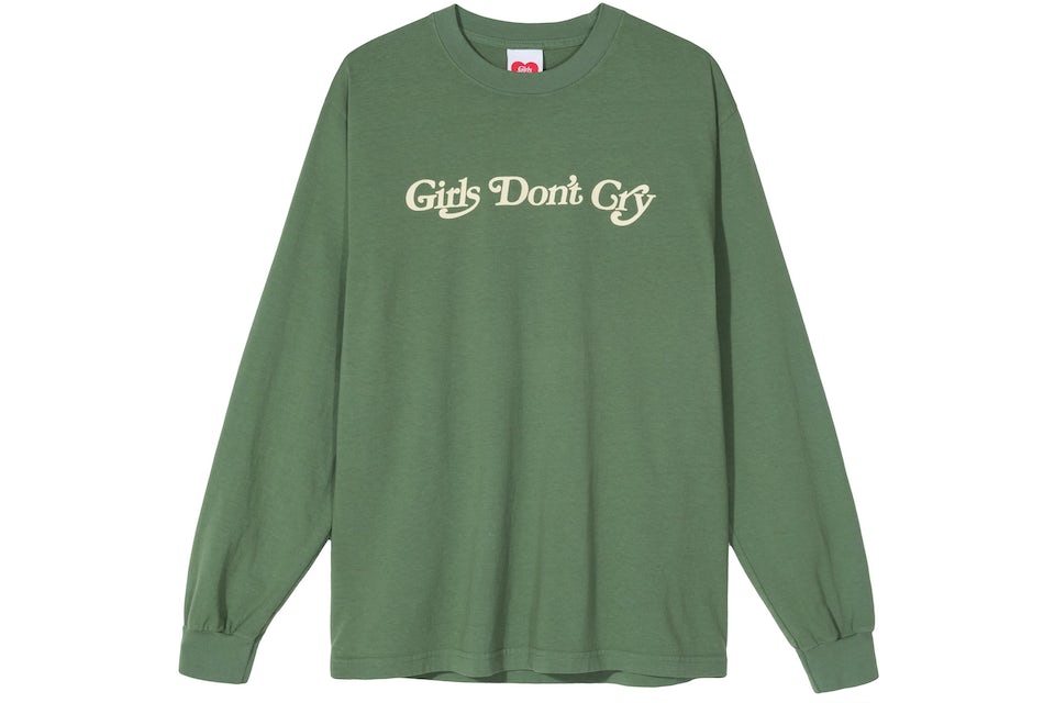 Girls Don't Cry Butterfly L/S T-Shirt Forest Men's - FW19 - US