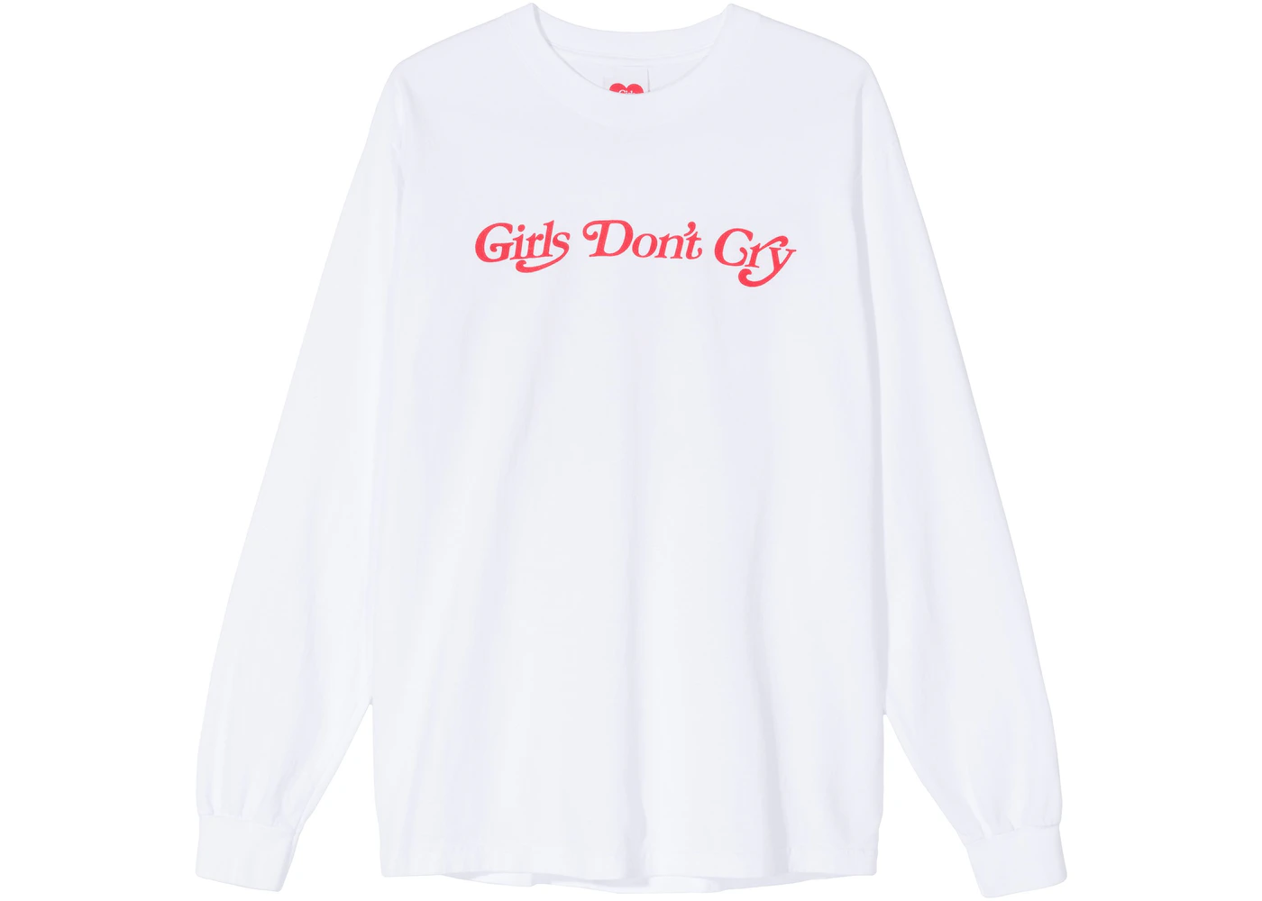 Girls Don't Cry Butterfly L/S T-Shirt White Men's - FW19 - US