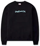 Girls Don't Cry GDC Angel Logo Crewneck Sweatshirt Black Blue