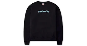 Girls Don't Cry GDC Angel Logo Crewneck Sweatshirt Black Blue