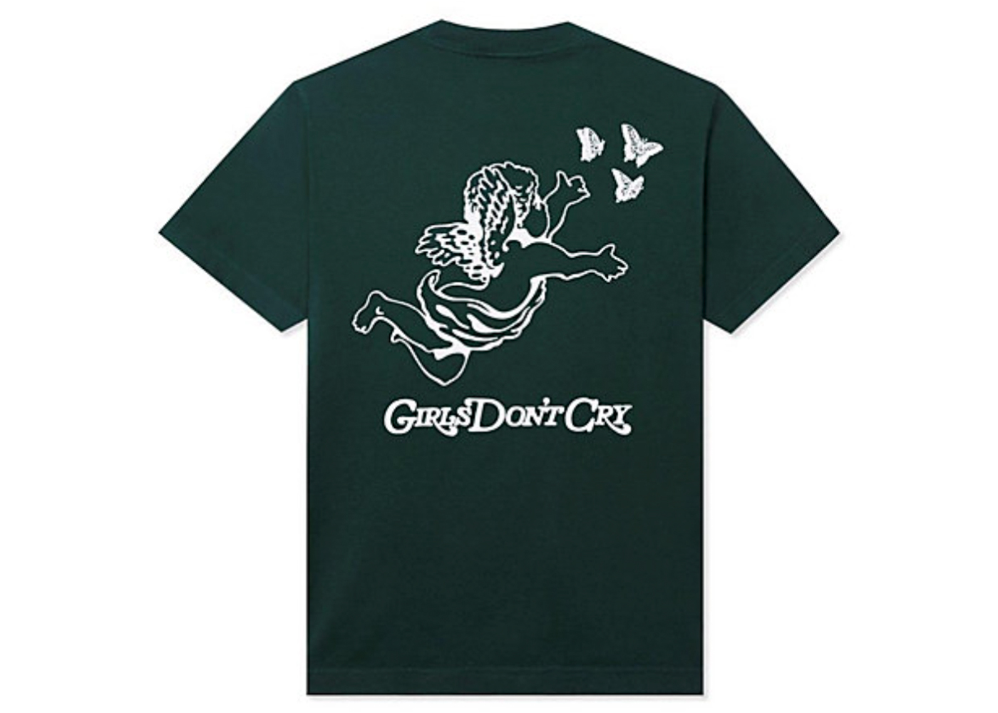 Girls Don't Cry GDC Angel Logo S/S T-Shirt Green