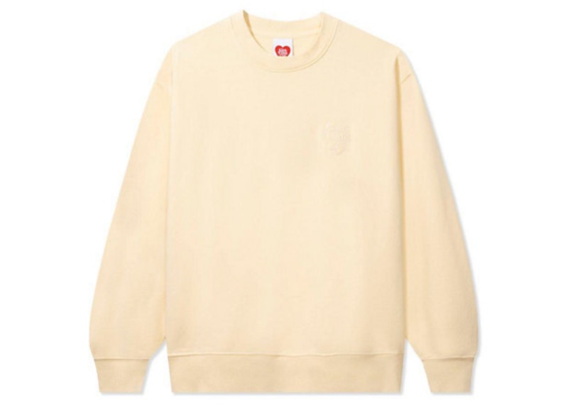 Girls Don't Cry GDC Logo Crewneck Sweatshirt Cream - FW22 - JP