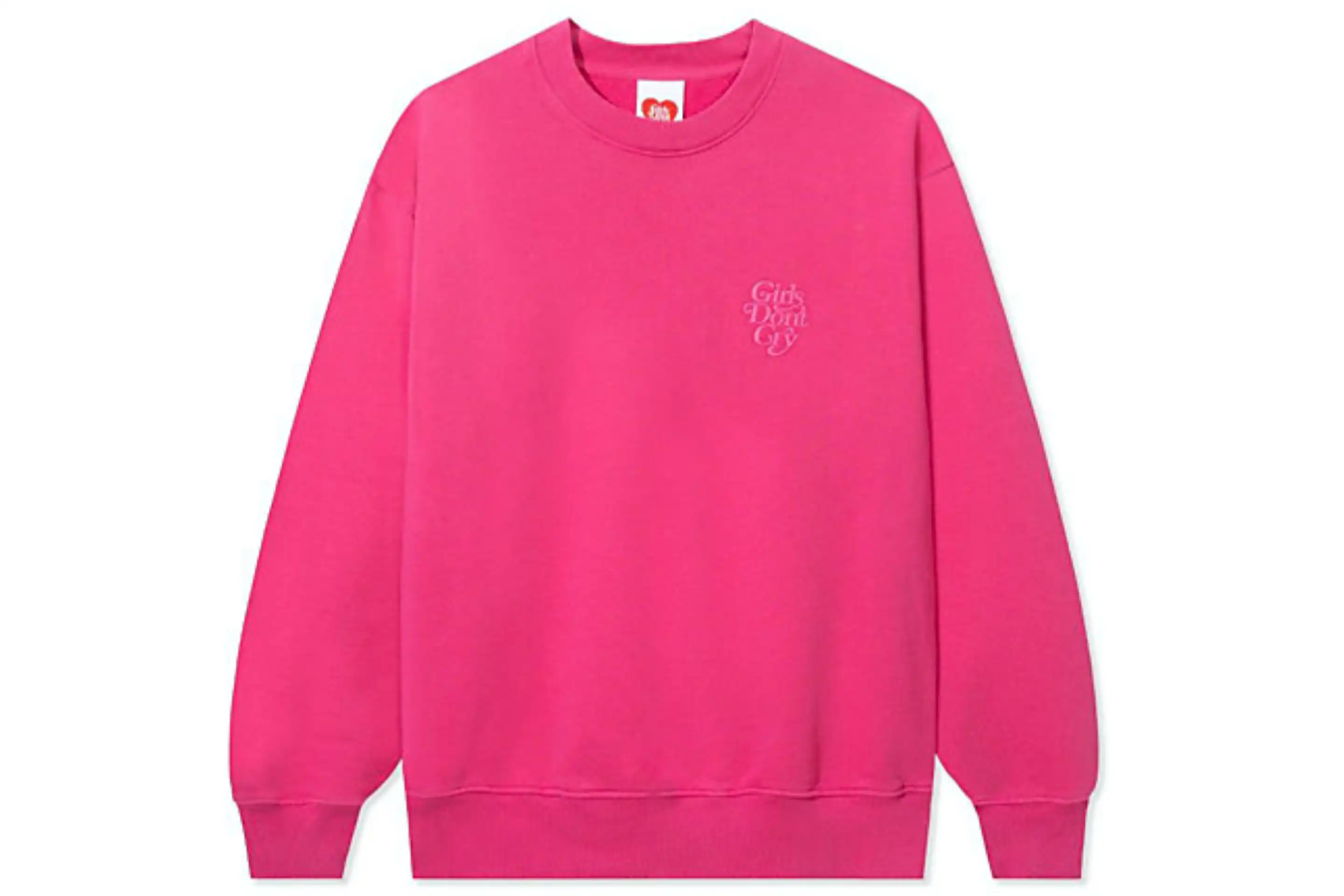 Girls Dont Cry GDC Logo Crewneck Sweatshirt Pink - FW22 - CN
