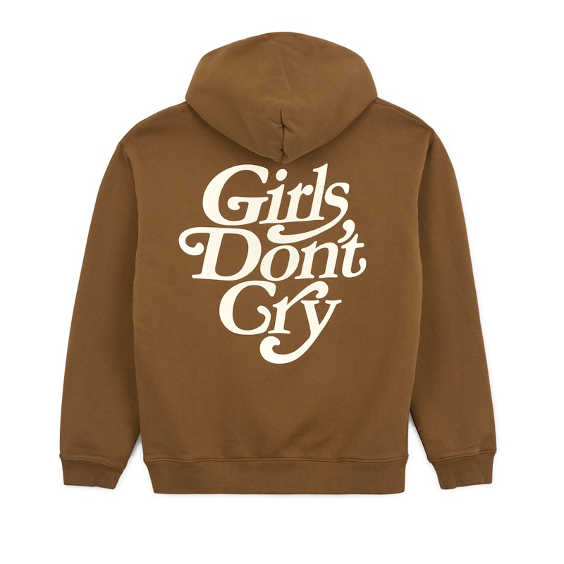 Girls Don't Cry GDC Logo Hoodie Brown Men's - SS21 - US