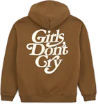 Girls Don't Cry GDC Logo Hoodie Brown