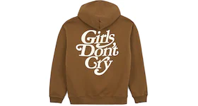 Girls Don't Cry GDC Logo Hoodie Brown