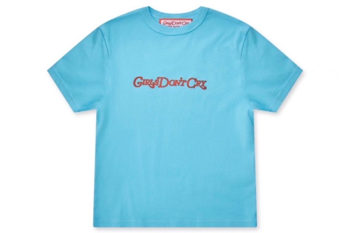 Pre-owned Girls Don't Cry Women's Gdc Logo S/s T-shirt Blue Red