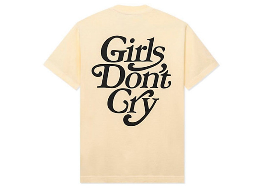 Pre-owned Girls Don't Cry Gdc Logo S/s T-shirt Cream