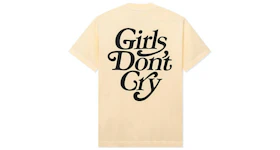 Girls Dont Cry GDC Logo S/S T-Shirt Cream