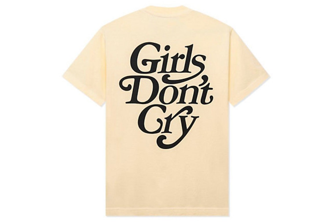 Pre-owned Girls Don't Cry Gdc Logo S/s T-shirt Cream