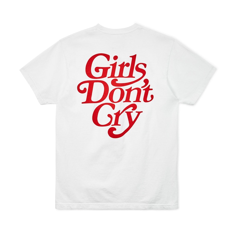 Girls Don't Cry GDC Logo Tee White/Red Men's - SS21 - US