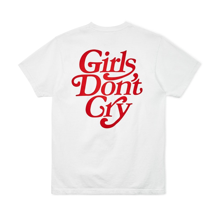 Pre-owned Girls Don't Cry Gdc Logo Tee White/red
