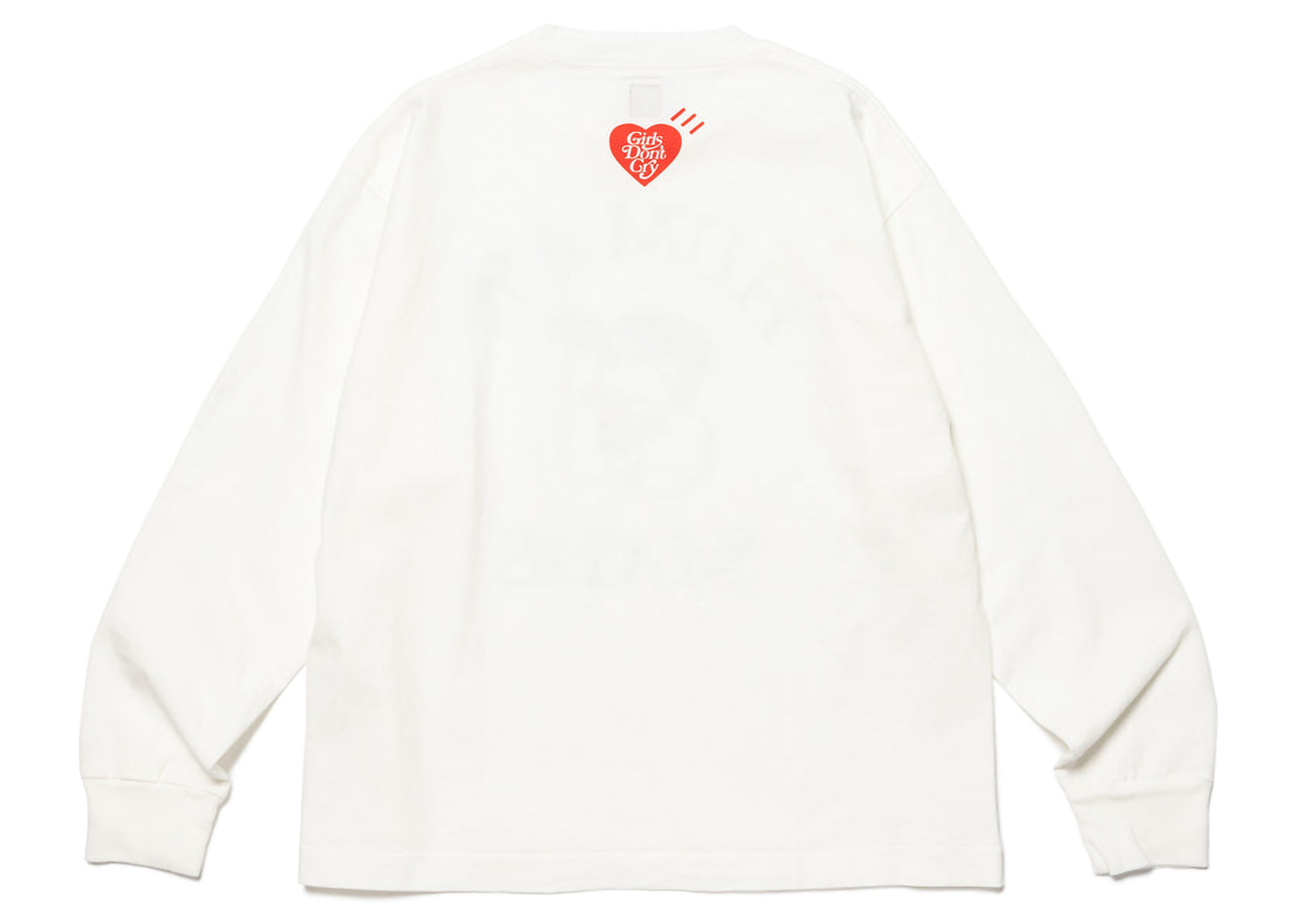 Girls Don't Cry GDC Valentine's Day L/S Tee White