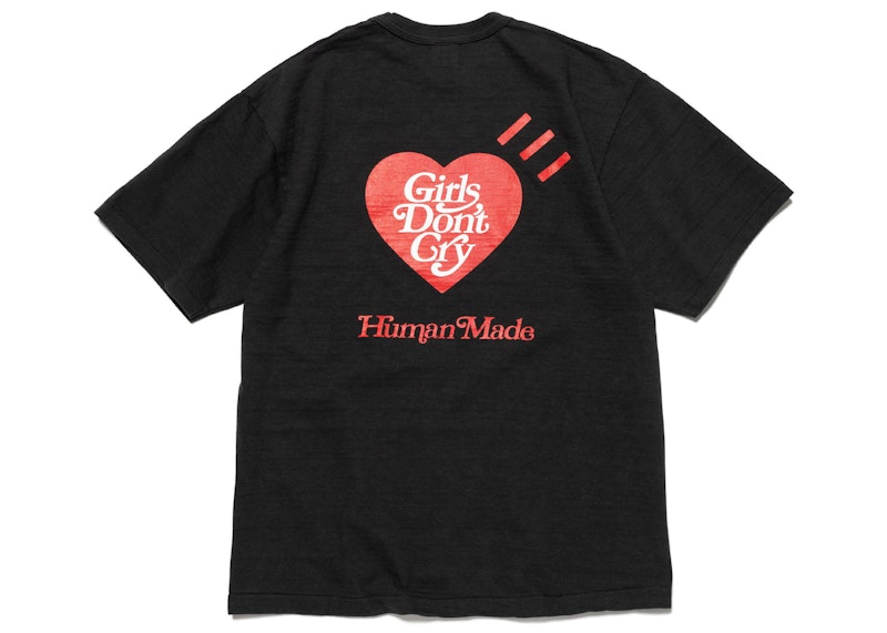 Girls Don't Cry GDC Valentine's Day Tee Black