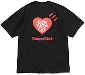 Girls Don't Cry GDC Valentine's Day Tee Black