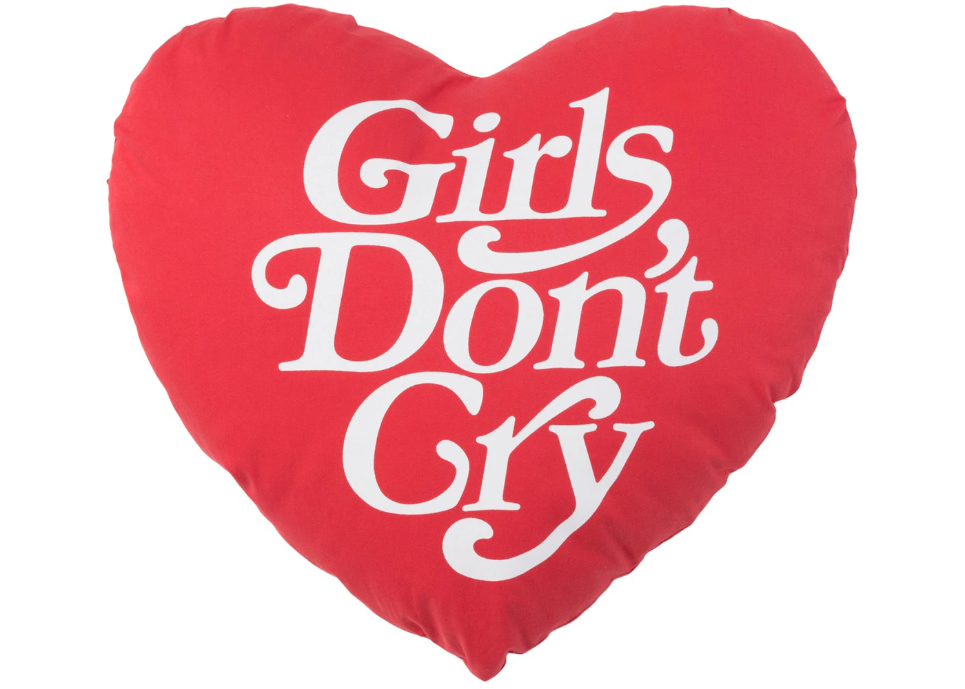 Girls Don't Cry Heart Shape Pillow Red - FW19 - US
