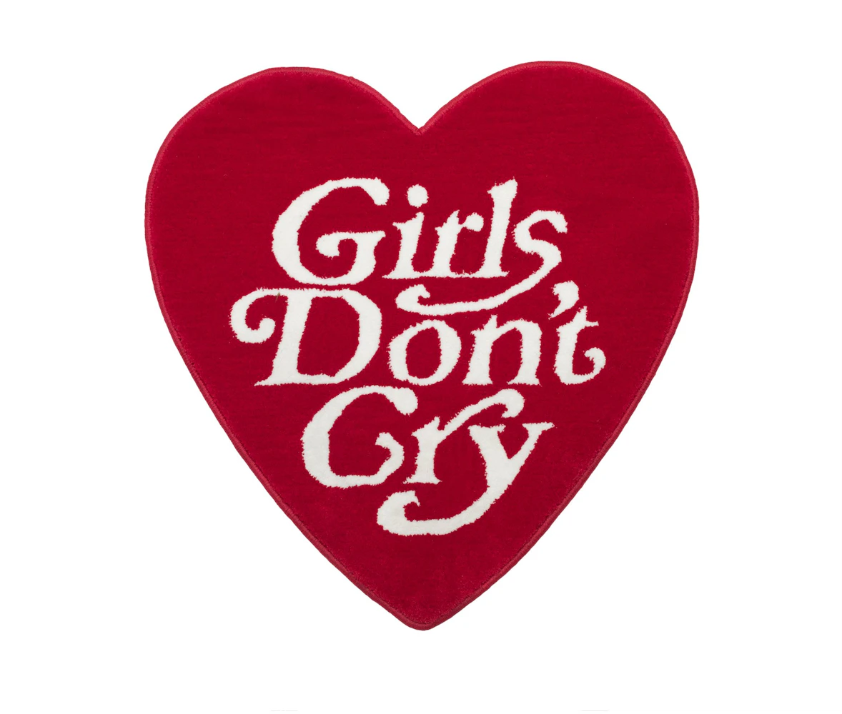 スウェットgirls don't cry ラグ ブルー ガルドン