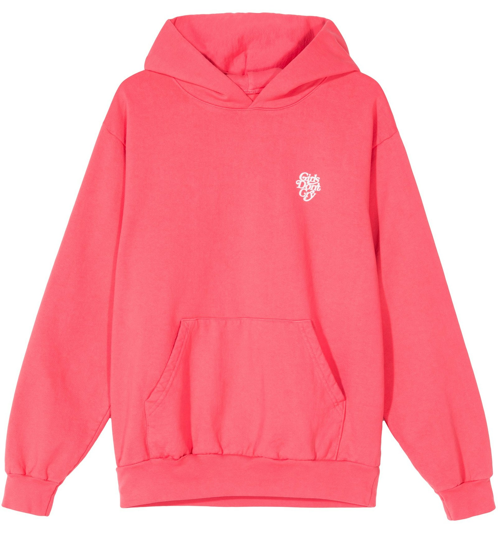 Girls Don't Cry Logo Hoody Pink - FW19 Men's - US