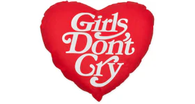 Girls Dont Cry Logo Pillow Red