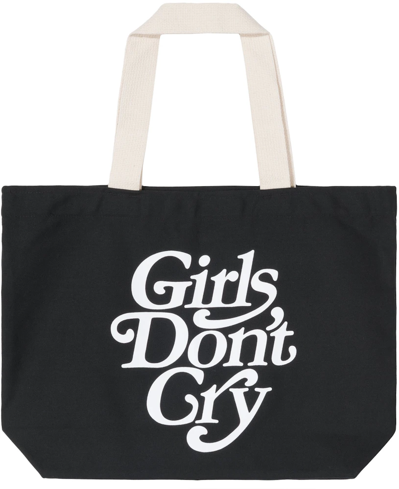 Girls Don't Cry Logo Tote Bag Black - FW19 - US