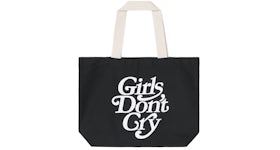 Girls Dont Cry Logo Tote Bag Natural
