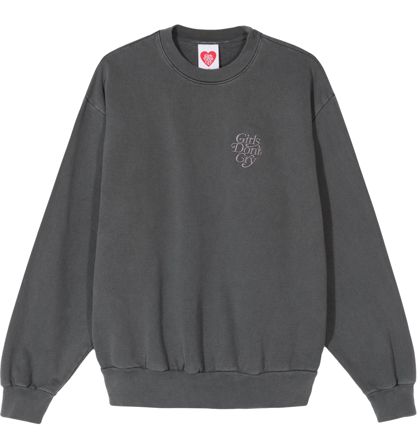 girls don't cry crew neck sweat black 黒S