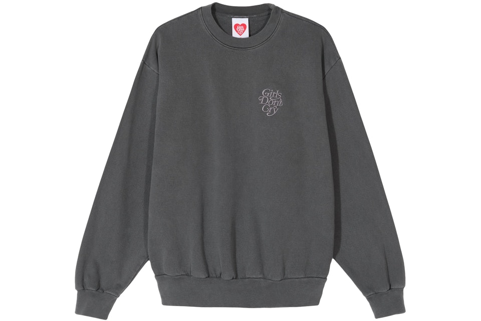 Girls Don't Cry Tonal Crewneck Sweatshirt Stone