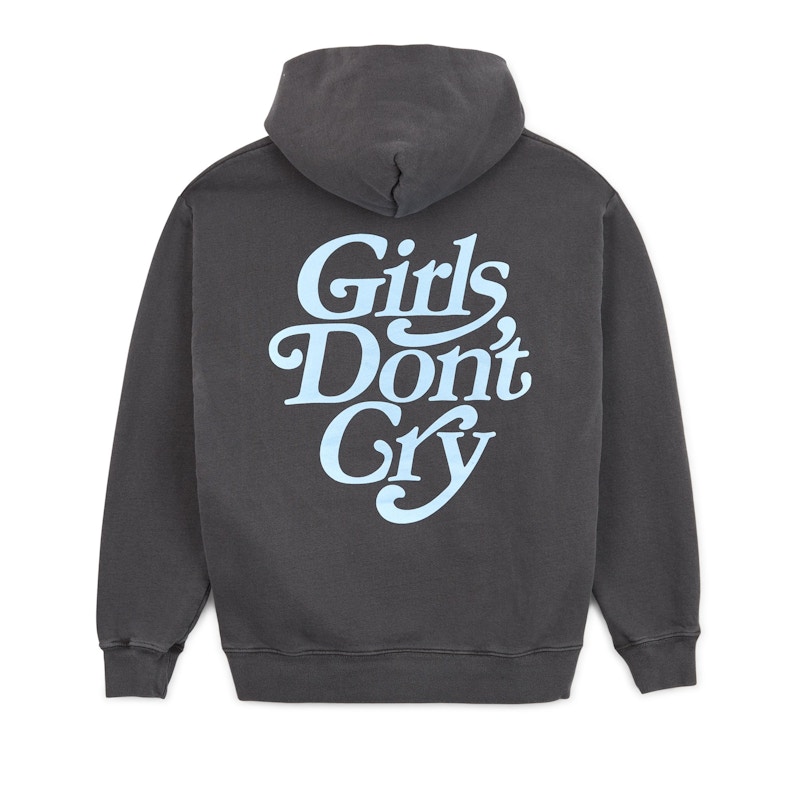 Girls Don't Cry Washed GDC Logo Hoodie Black/Blue Men's - SS21 - US