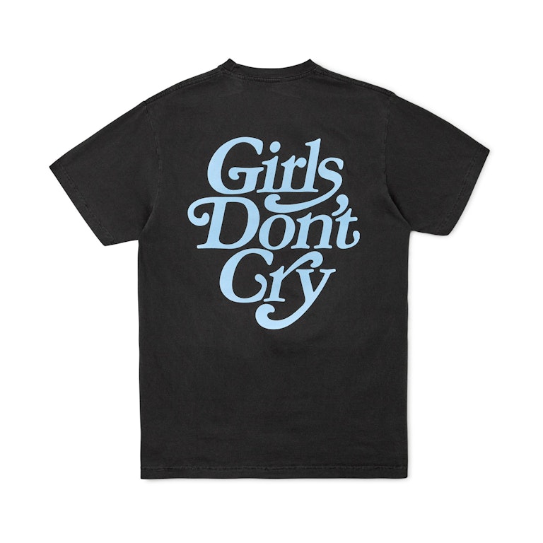 Pre-owned Girls Don't Cry Washed Gdc Logo Tee Black/blue