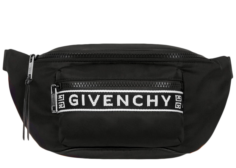 Givenchy 4G Bum Bag Black in Nylon with 