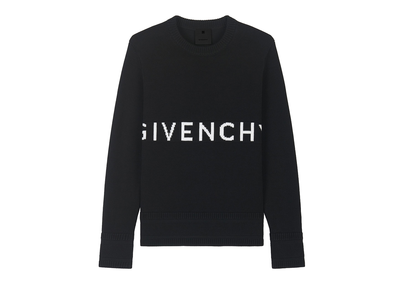 Givenchy 4G Knitted Cotton Crewneck Black Men's - SS23 - US