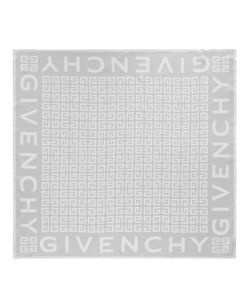 Givenchy 4G Logo Silk Scarf Marble Grey - JP Givenchy 4G Logo Silk Scarf Marble Grey - JP