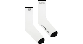 Givenchy 4G Logo Socks White Black
