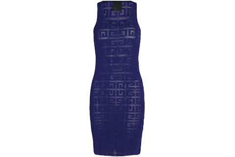 Givenchy 4G Monogram Jacquard-Knit Tank Top Dress Dark Purple - US Givenchy 4G Monogram Jacquard-Knit Tank Top Dress Dark Purple - US