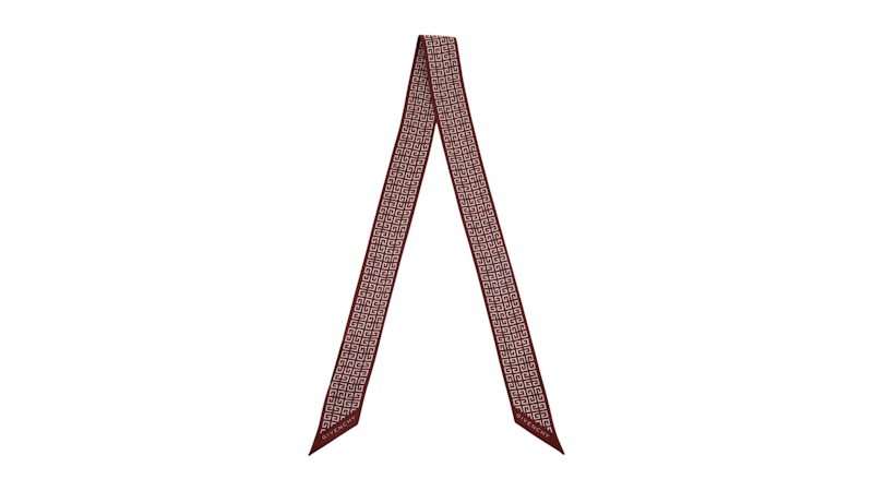 Givenchy 4G Monogram Print Bandeau Dark Red/Ivory
