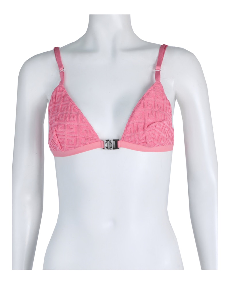 Givenchy 4G Monogram Triangle Bra Bright Pink
