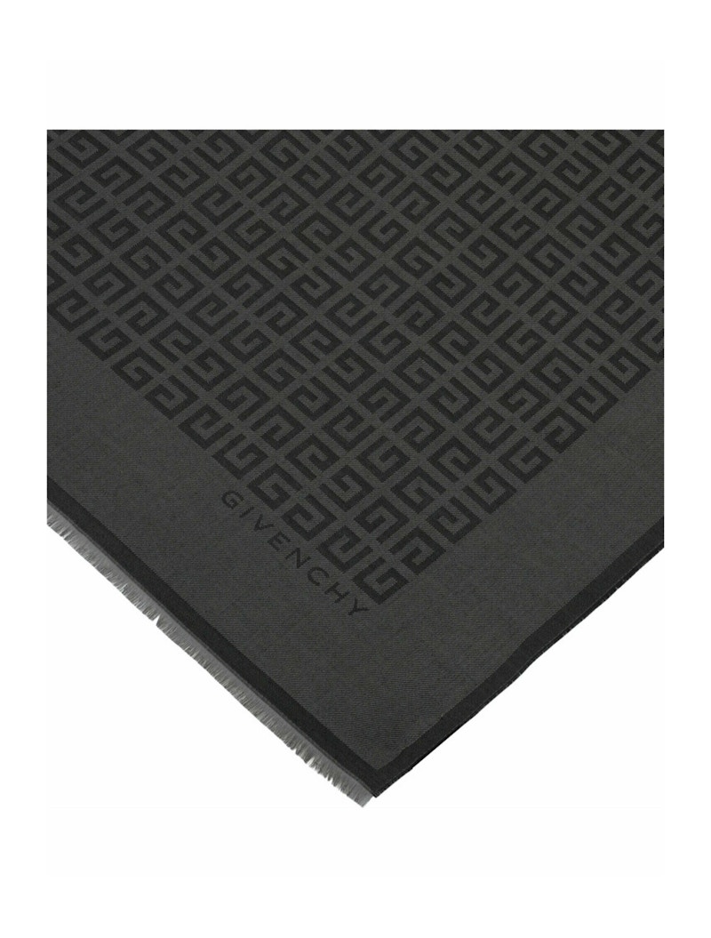 Givenchy 4g Oblong Scarf Dark Grey