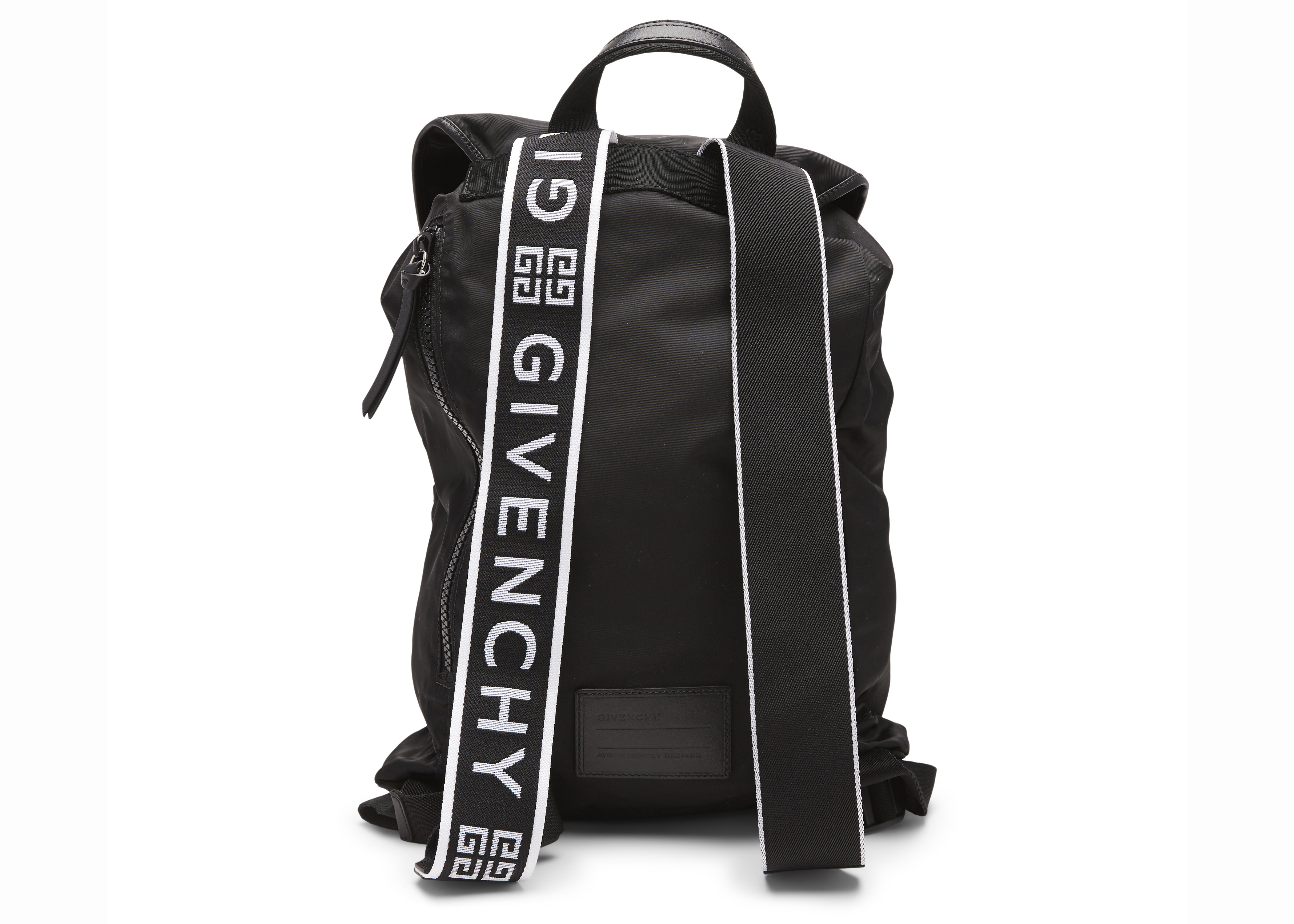 Givenchy 4G Pack-Away Backpack Black in Nylon with Silver-tone - US